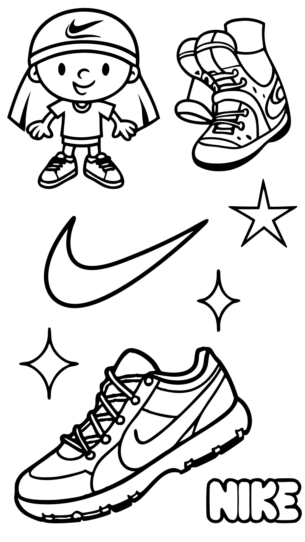 nike coloring pages